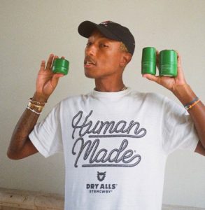 Pharrell Williams Human race skincare