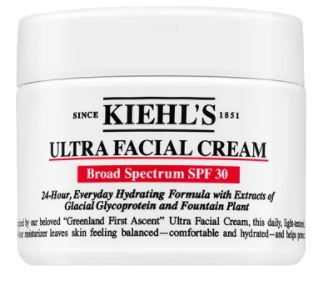 Kiehl’s Ultra Facial Cream moisturiser for men withSPF 30
